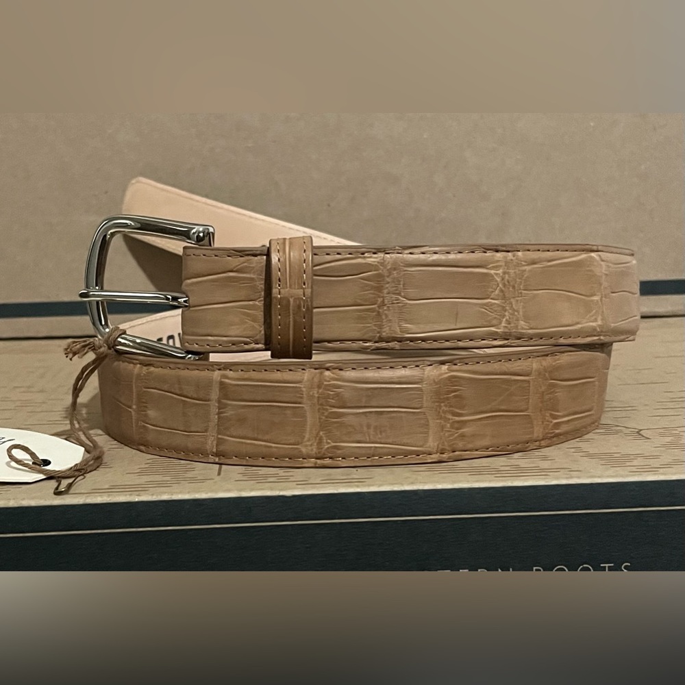 Tecovas alligator belt